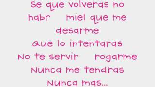 La Que Esta En Vez De Mi Lyrics English Translation