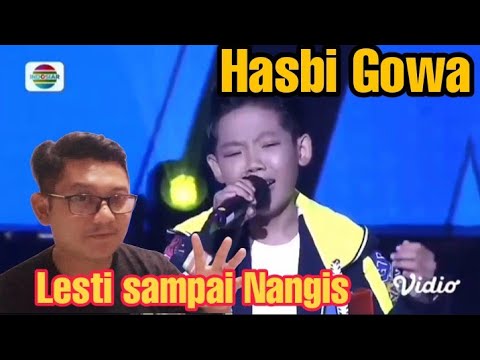 Sudahkah kita membaca | Hasby Gowa "Baca" Lesti sampai menangis | final audition Da 5 | Reaction