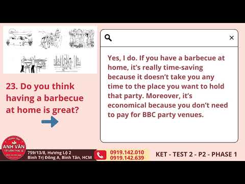 KET SPEAKING TEST A2 KEY FOR SCHOOLS 1 (2020) TEST 2 - P2 - Phase 2 (15-27)