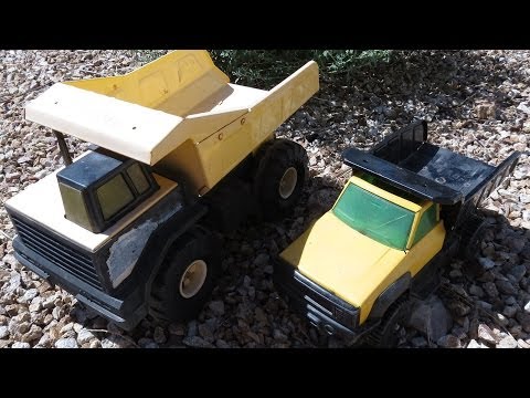 TONKA DUMP TRUCKS (Old Vintage 1970s-90s, Metal)