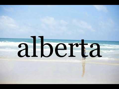 How To Pronounce alberta🌈🌈🌈🌈🌈🌈Pronunciation Of alberta