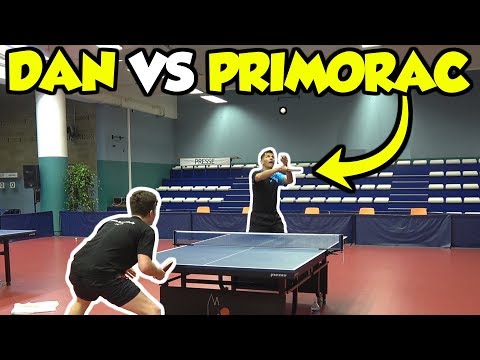 Zoran Primorac vs TableTennisDaily’s Dan!