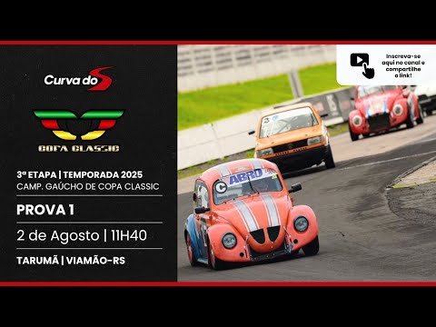 COPA CLASSIC corrida 1 - Etapa 3 - Tarumã 02.08.2025