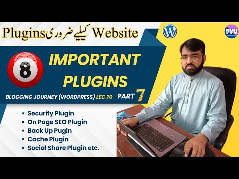 8 Important Plugins for Wordpress Lec - 70