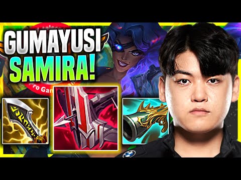 GUMAYUSI DESTROYING WITH SAMIRA! - T1 Gumayusi Plays Samira ADC vs Kai'Sa! | Preseason 11