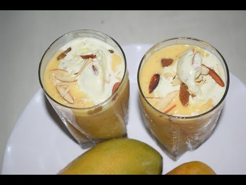 Mango Shake | Ice Cream Mango Shake | Refreshing Drink