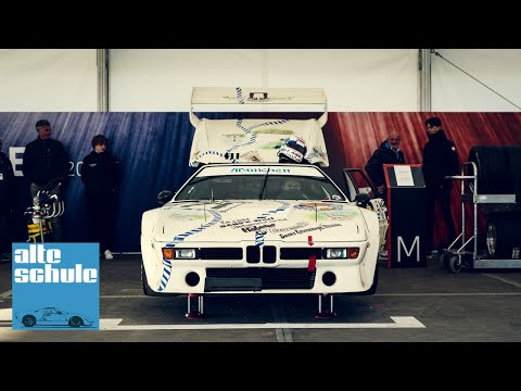 Nach 40 Jahren zurück im alten Cockpit: Peter Oberndorfer im BMW M1 Procar "Wirtshausauto" (360°)
