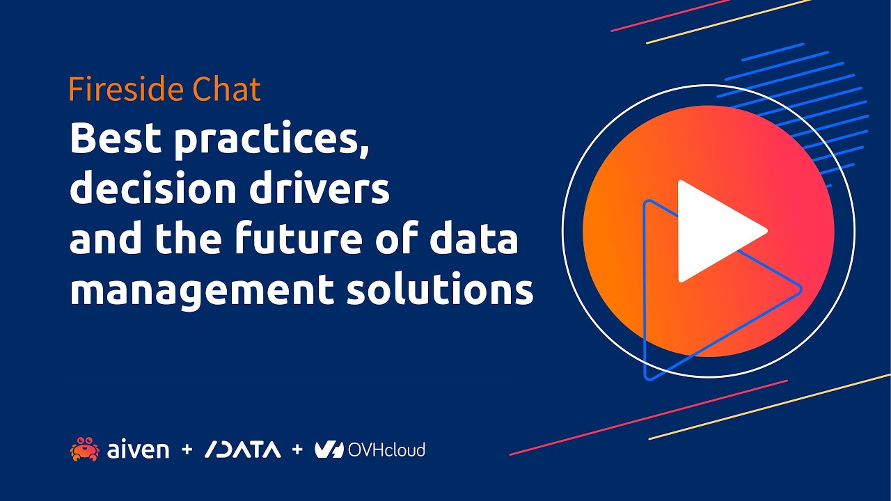 Best practices, decision drivers and the future of data management solutions