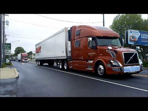 Make-a-Wish Annual Mother's Day convoy with Big Rigs & Emergency Units in Lancaster County 5-13-2018