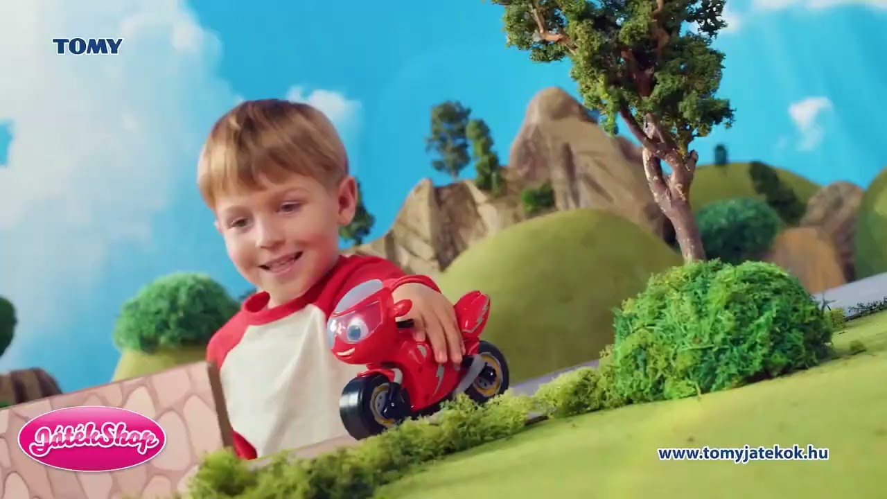 Tomy: Ricky Zoom - Tekerős kilövő Ricky figurával videó