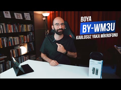 Boya BY-WM3U belaidis mikrofonas video