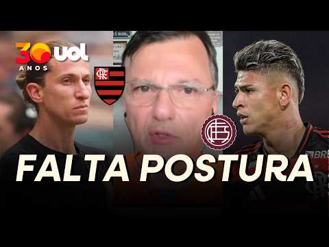 MAURO CEZAR: FLAMENGO NÃO COMPETIU CONTRA LANÚS! 'SEM CENTROAVANTE E CARRASCAL COMO 9 NÃO FUNCIONOU'