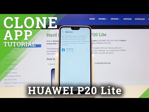 How to Clone Social Apps in HUAWEI P20 Lite – Dual Apps