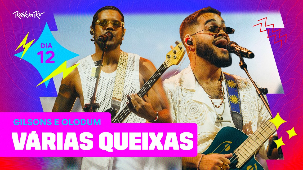 INCRÍVEL! 💥 Gilsons e Olodum cantam 'Várias Queixas' | Rock in Rio 2026 | Música Multishow #Shorts