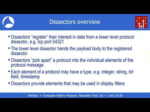 SF18US - 03: Writing a Wireshark Dissector (Graham Bloice)