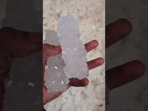 Dhaga mishri, rock candy or thread sugar, crystallized (thre...