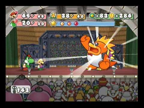 Paper Mario the Thousand-Year Door - Chapter 3 Boss #3 - Macho Grubba (Remake)