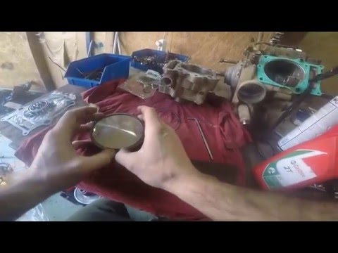 Yamaha Grizzly 660 install cylinder and piston part 2