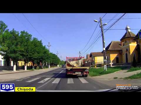 DJ 595: Chişoda - Giroc - Timişoara  (Timelapse 2x)