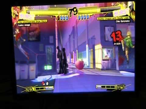 Gamecenter P4A 24-Hour Event Casuals - Chun (Yukiko) vs Fatacon (Chie)