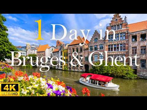 How to Spend 1 Day in BRUGES AND GHENT Belgium  | Travel Itinerary