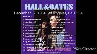 Daryl Hall  &amp; John Oates Live  Art of Heartbreak 1984