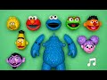 Bauen Sesamstraße Krümelmonster Elmo Big Bird Befriedigender Beat Building Schnellbau Modell