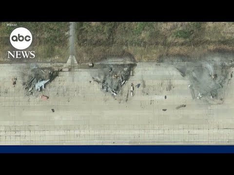 Satellite images show aftermath of Ukraine drone attack on Russian airfields