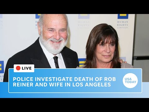 LIVE Views outside Rob Reiner's Los Angeles home
