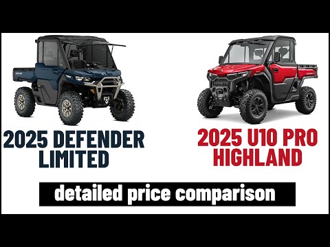 CFMOTO U10 PRO HIGHLAND VS CAN AM DEFENDER LTD - features and price