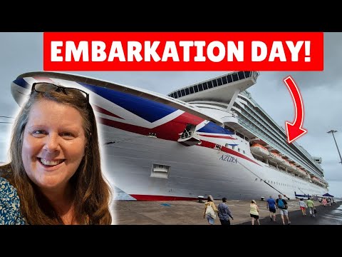 P&O AZURA EINSCHIFFUNGSTAG | AN BORD UNSERES KREUZFAHRTS 🚢