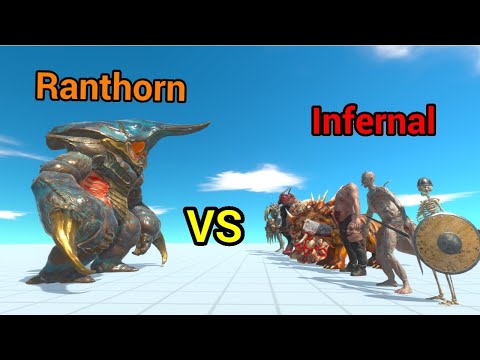Can ranthorn beat all infernal ? animal revolt battle simulator Ranthorn vs infernals