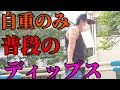 【筋トレ】高強度の胸を作るディップス基本各種!