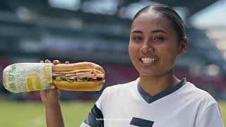 Subway These Soccer Pros Kick It With Fresh-Sliced Subs