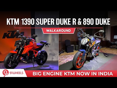 KTM 1390 Super Duke R & 890 Duke Launched in India || Quick First Look Walkaround