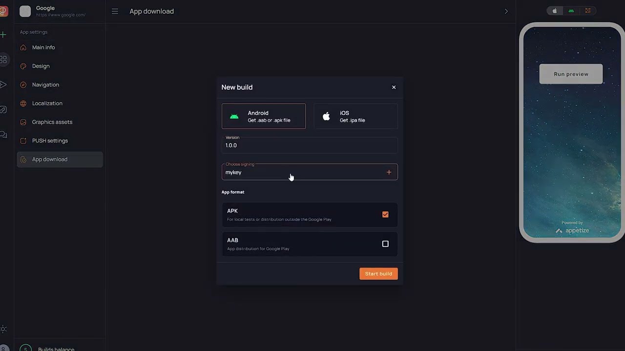 Penako App Builder demo video
