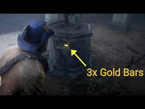 Hidden 3 Gold Bars Location - Red Dead Redemption 2
