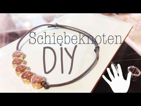 Schiebeknoten für Armbänder // DIY // PerlenReich