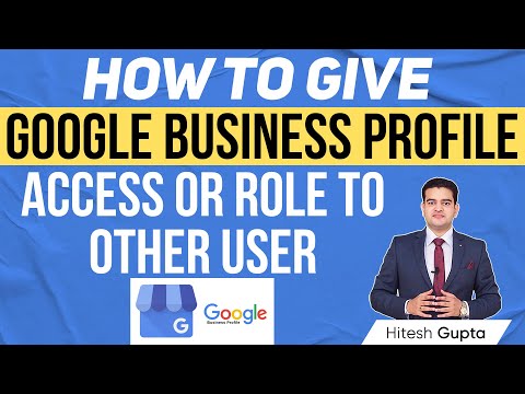 How to Add User in Google Business Profile Account | Google My Business Add User GoogleMyBusiness