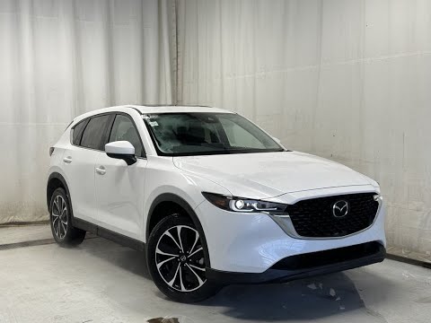 2025 Mazda CX-5 GS AWD in White for sale at Park Mazda in Sherwood Park, AB