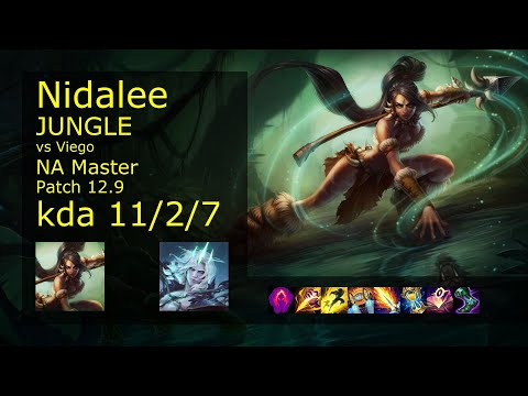 Nidalee vs Viego Jungle - NA 11/2/7 Patch 12.9 Gameplay