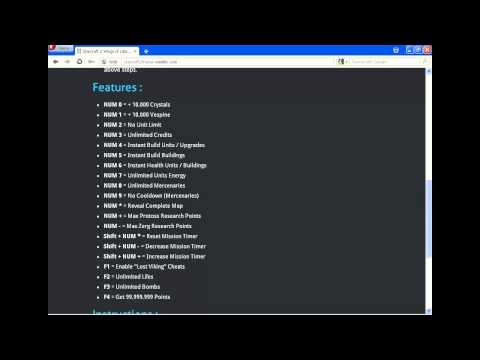 Starcraft II Unlimited Energy, Mercenaries, Unlimited Lifes & Much more ..