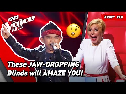 Unbelievable Shocking and JAW-DROPPING Blind Auditions in The Voice Kids! 😲| Top 10