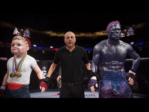 Hasbulla vs Space Hulk - Crazy UFC 4 👊🤪