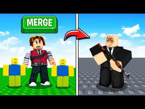 MAKING AN ARMY BY MERGING IN ROBLOX...