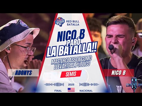 Nico B Makes the Epic | Nico B vs. ADONYS - Semifinal | Red Bull USA 2025
