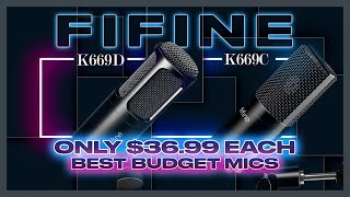 Fifine K669C and K669D XLR Micrphones Test/Review