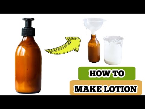 Beginner friendly guide for Natural homemade Body lotion. How to Make Lotion like a Pro from scratch