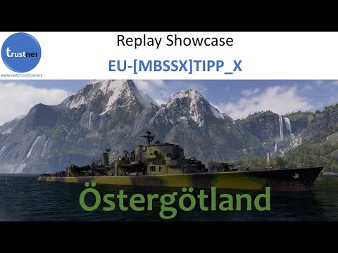 World of Warships Pan-European destroyer Östergötland