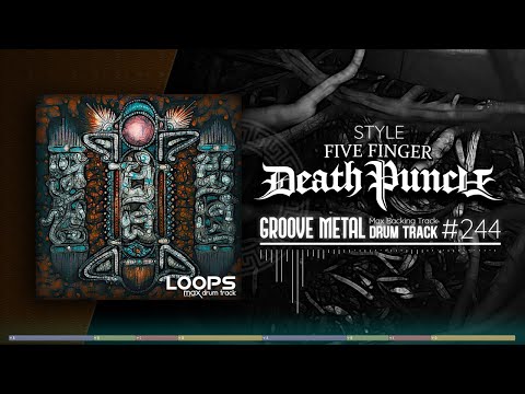 Groove Metal Drum Track / Five Finger Death Punch Style / 145 bpm